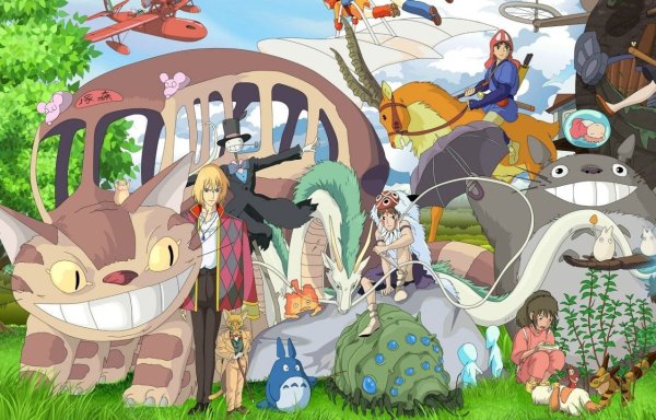 Мой сосед Тоторо мультфильм 1988 Постер