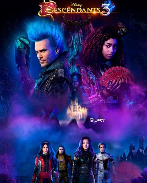 Наследники 3 Дисней постеры