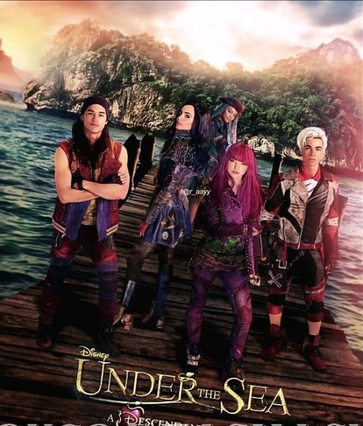 Наследники Дисней Постер