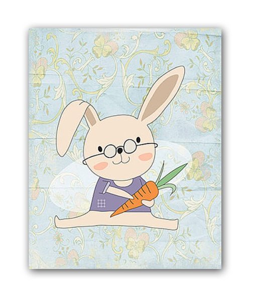Постер заяц в детскую