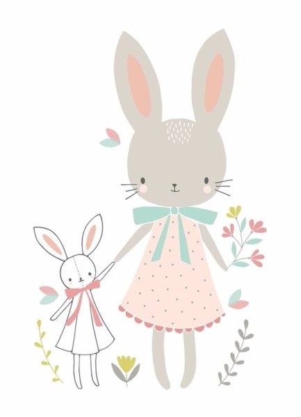 Постер на стену заяц