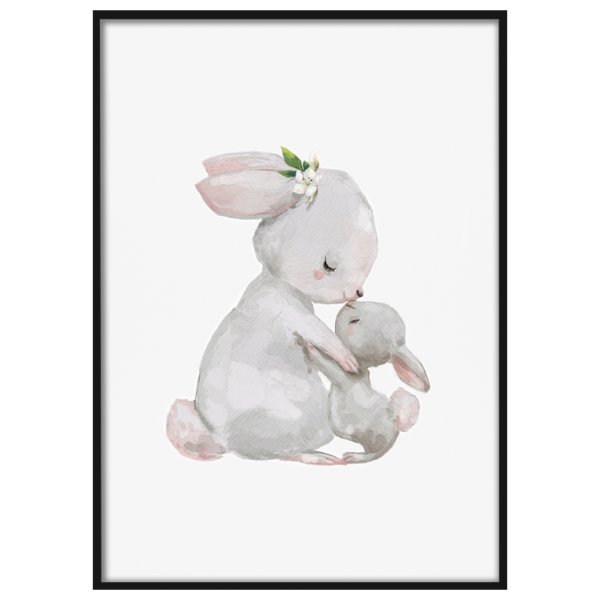 Постер кролик