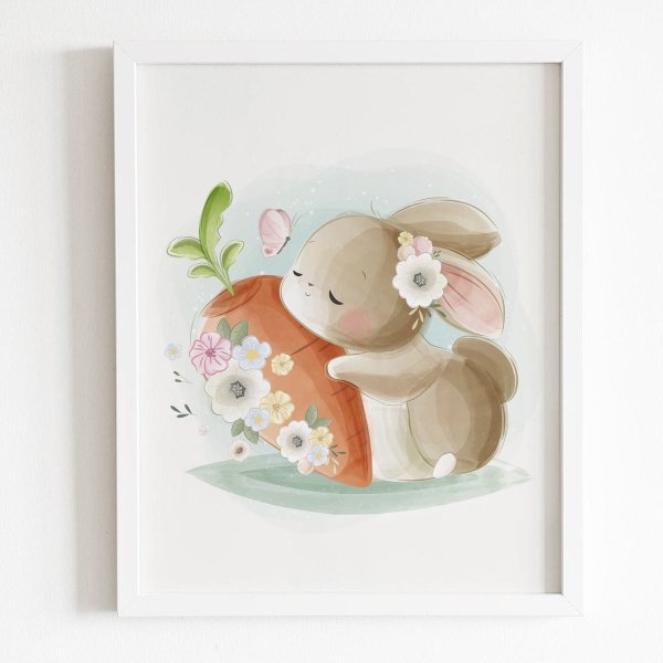 Наклейка заяц на стену