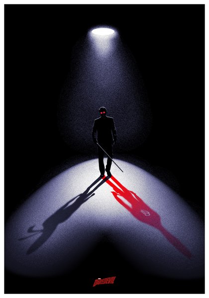 Чарли кокс в образе Сорвиголовы