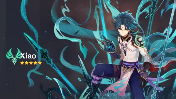 Сяо коллаж Геншин