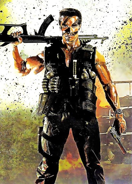 Коммандос 1985 Арнольд Шварценеггер