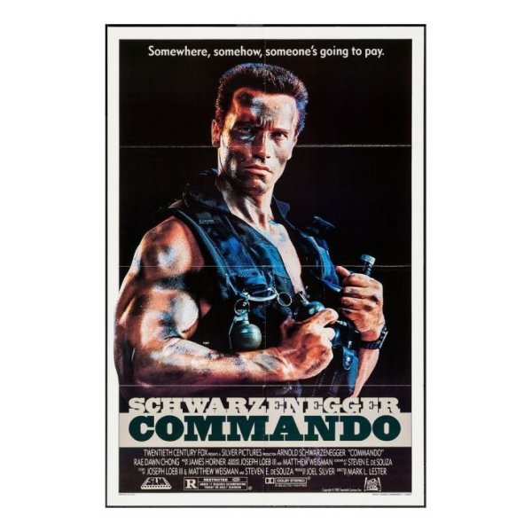 Коммандо фильм Постер