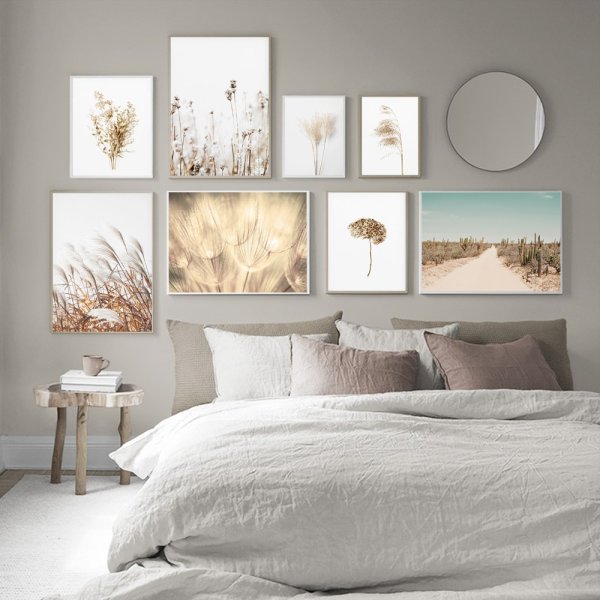 Бежевые постеры на стену