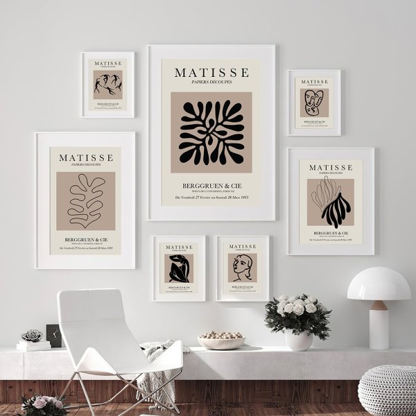 Постеры в интерьере гостиной