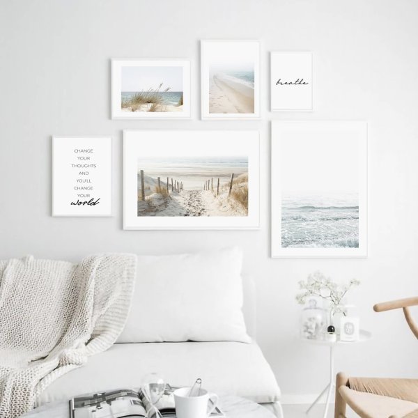 Картина бежевая современная