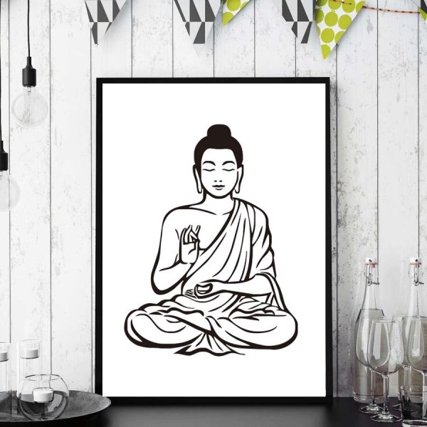 Будда плакат