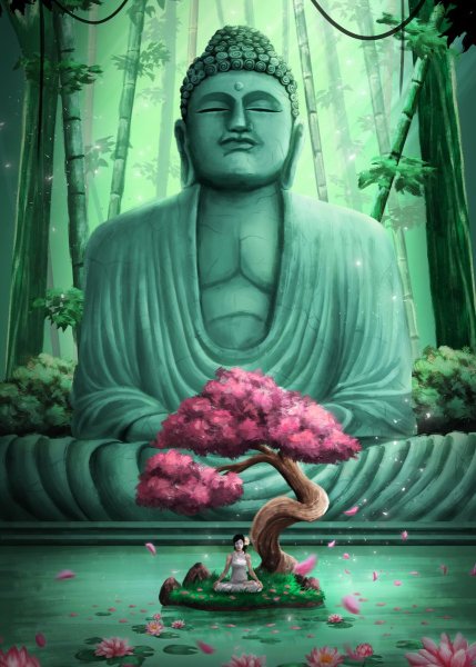 Будда плакат