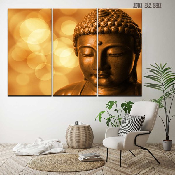 Картина Будды в интерьере