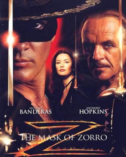 Маска зорро 1998 Постер