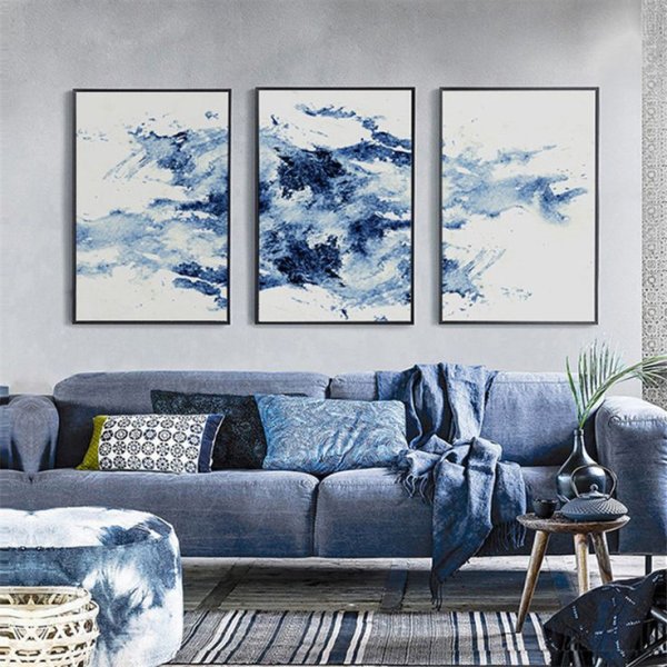 Картина в серо голубых тонах