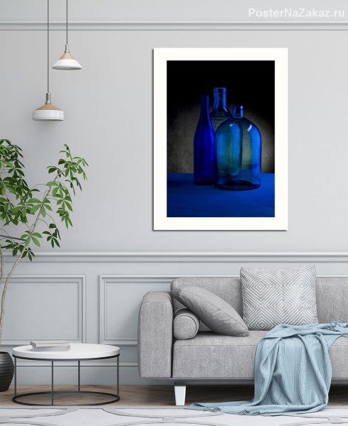 Интерьер с картиной нолцбой