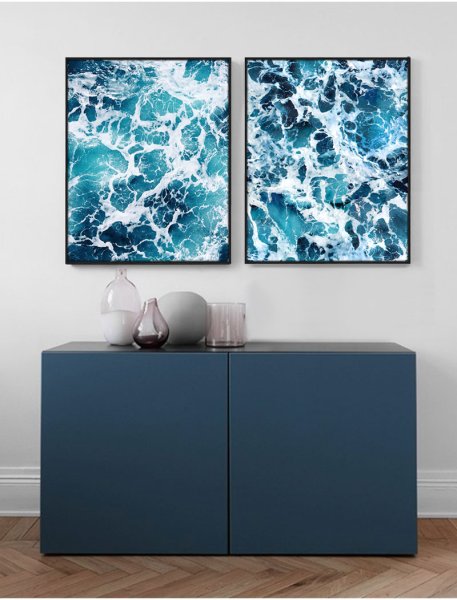 Постеры в синем цвете