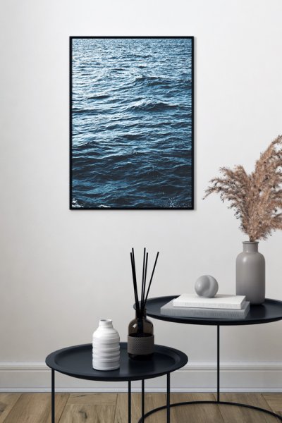 Постер море синее