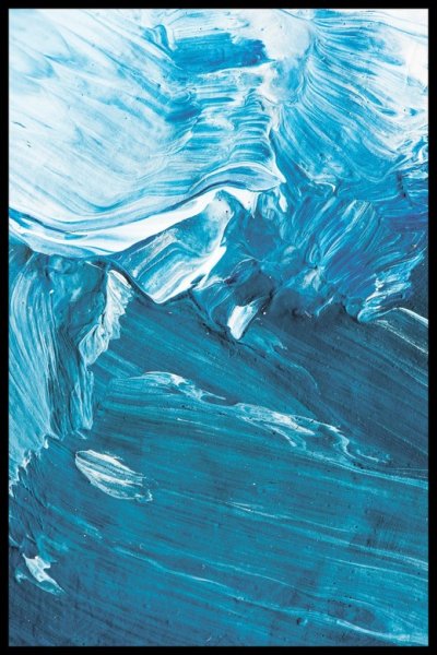 Постеры в синих тонах