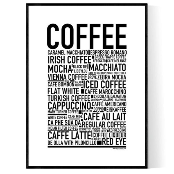 Постер в рамку для печати надписи