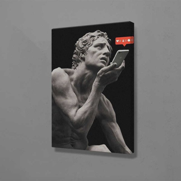 Давид Микеланджело Постер арт