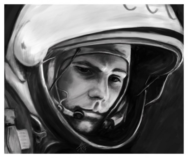 Советские плакаты с Гагариным