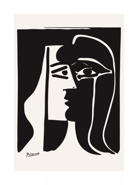 Чб картина Пабло Пикассо
