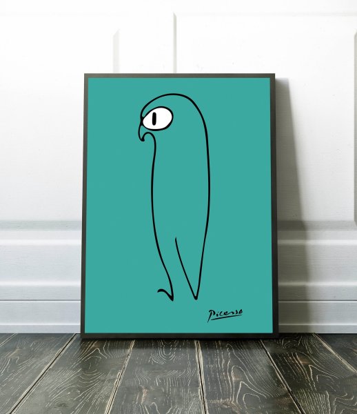 Пикассо рисунок на салфетке