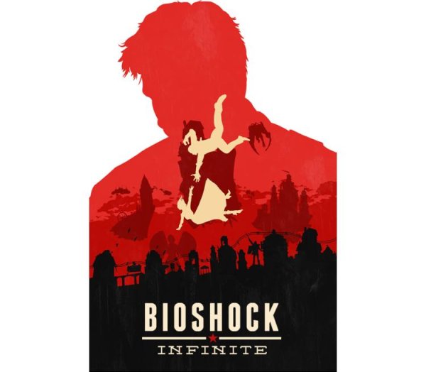 Биошок Инфинити плакаты из игры