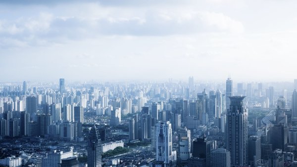 Вид на город