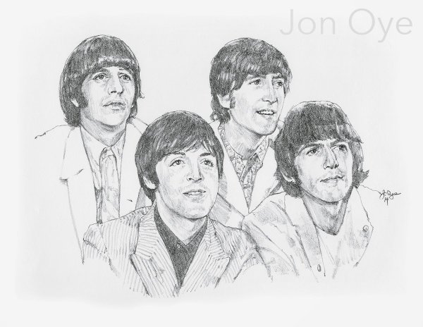 Портрет Битлз