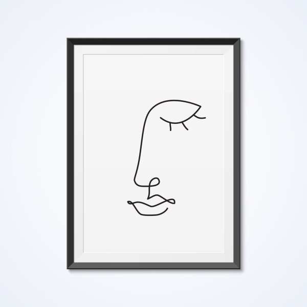 Картины одной линией