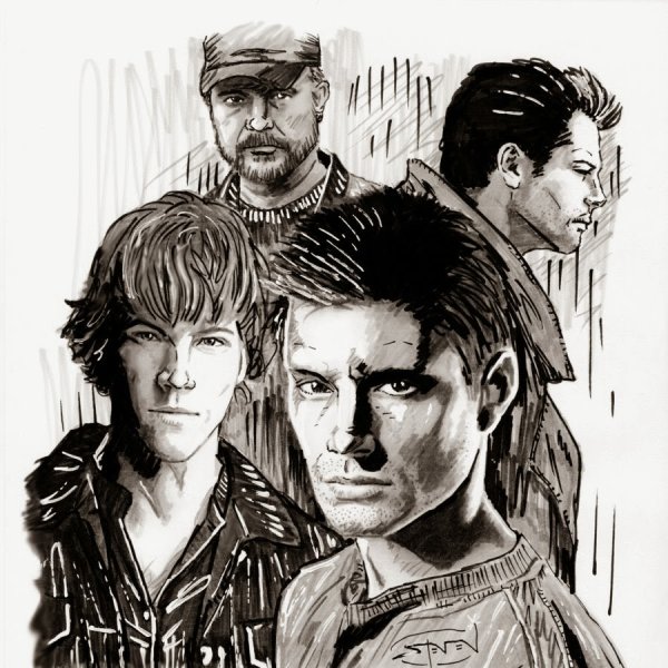 Арты сверхъестественное Бобби Сэм Дин