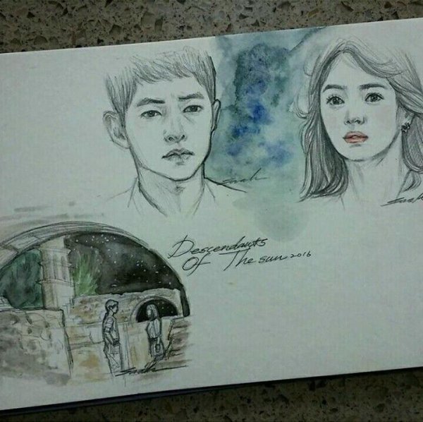 Потомки солнца рисунки карандашом