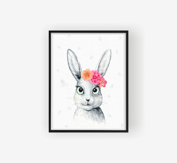 Постер заяц