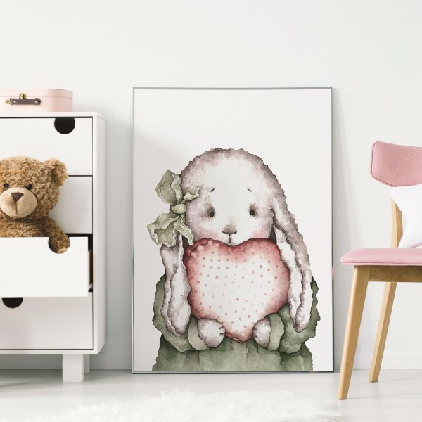 Постер Зайка в детскую