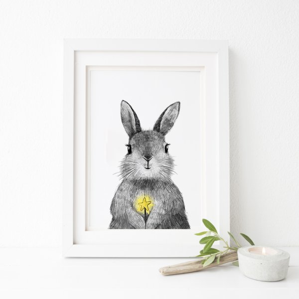 Постер заяц