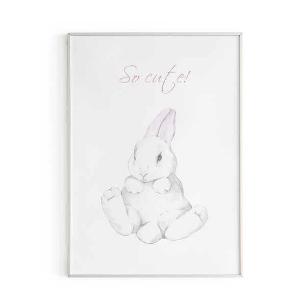 Постер кролик