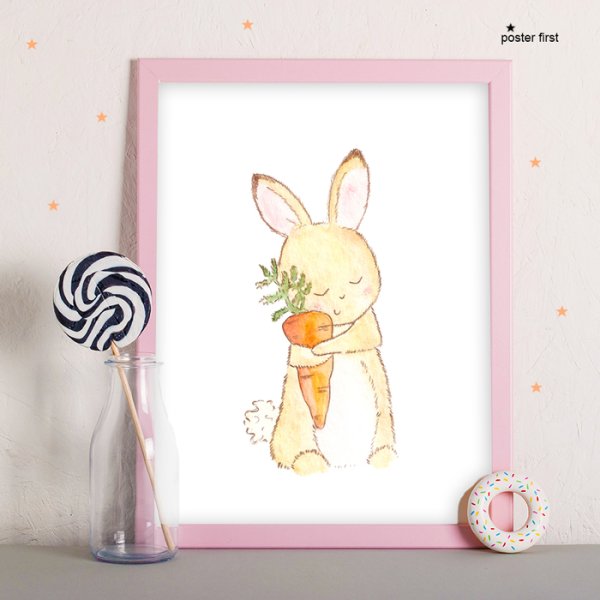 Постеры с зайчиками мерзловой Татьяны на Вильдберайз