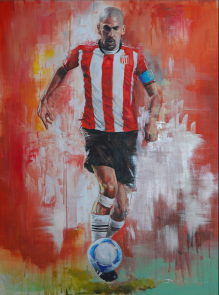 Футбол арт живопись