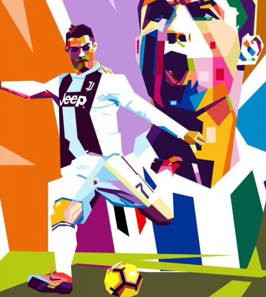 Арт-поп постеры футболисты