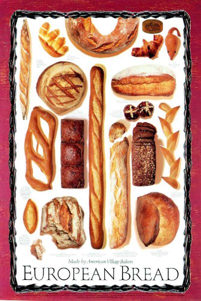 Плакат хлебобулочные изделия