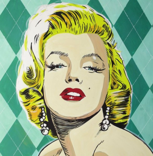 Мэрилин Монро в стиле поп-арт