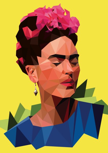 Портрет Эйнштейна холст