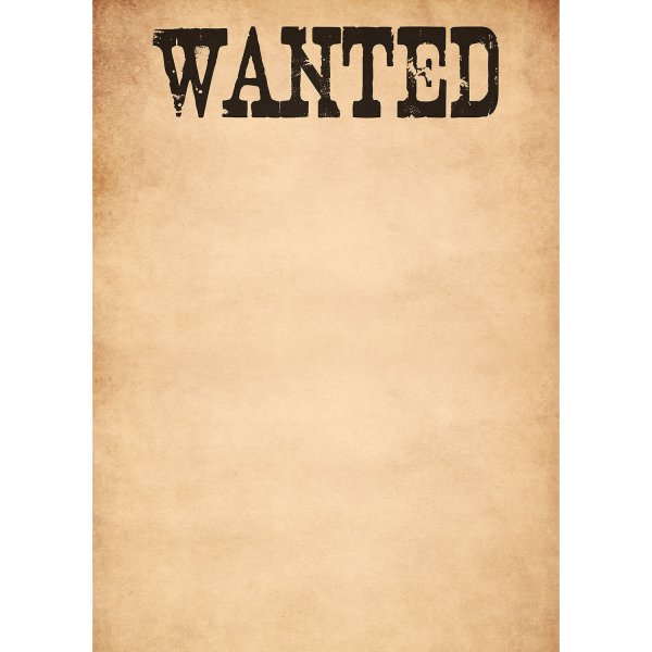 Плакат wanted