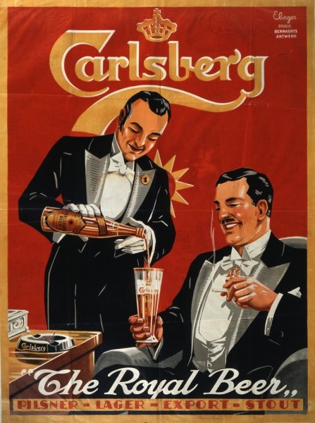 Ретро плакат Карлсберг