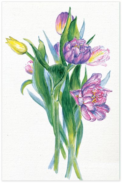 Постер с паспарту