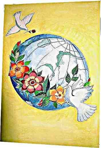 Рисунок на тему день мира