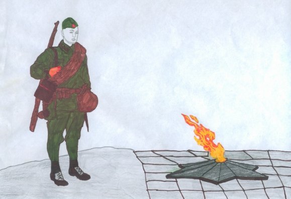 Рисунок неизвестного солдата