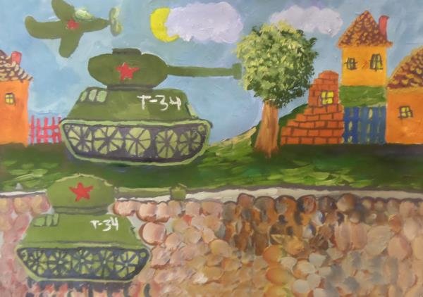 Рисунок на тему день воинской славы